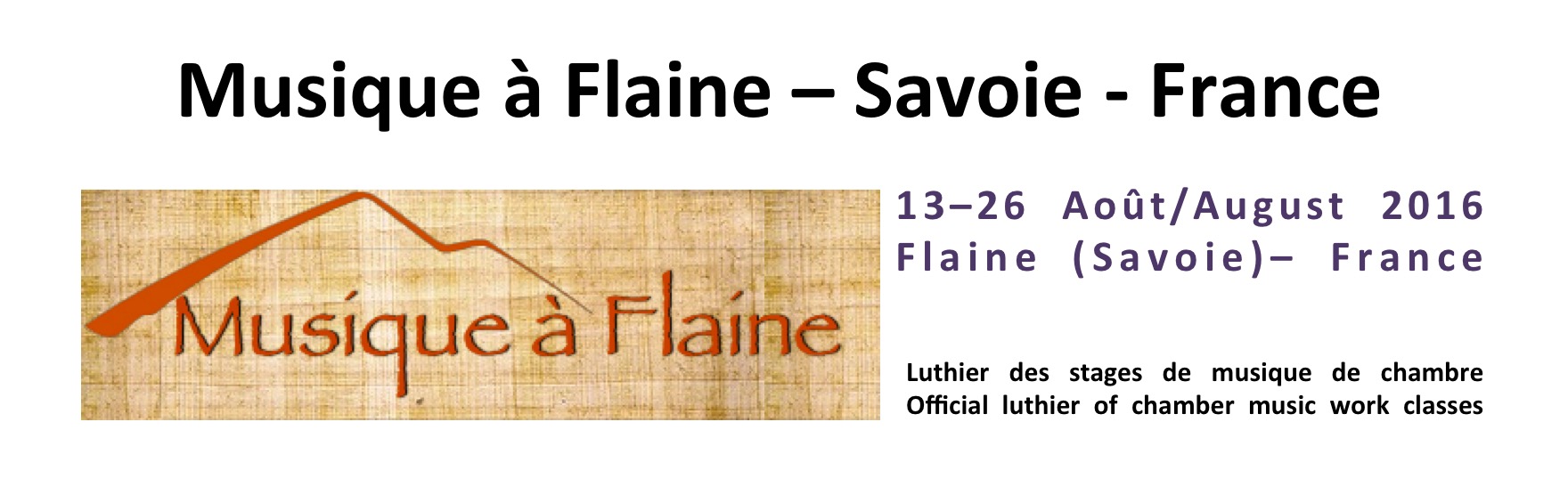 musique à flaine 2016