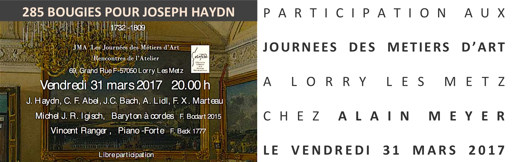 Journée des Métiers d'Art 2017